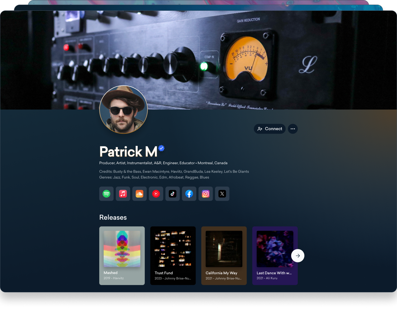 Pro card example